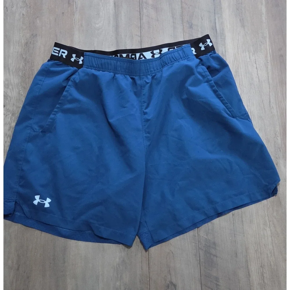 Under Armour Blue Vanish Woven Shorts Men Sz XL